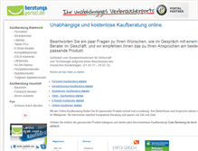 Tablet Screenshot of beratungsportal.de